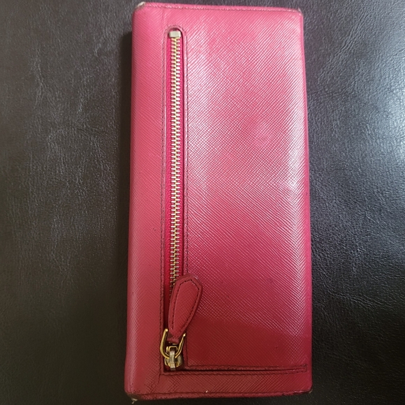 Prada Saffiano Continental Flap Long Wallet - Picture 2 of 11